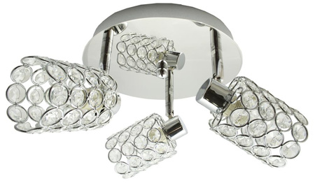 YORK LAMPA SUFITOWA PLAFON 3X40W G9 CHROM Candellux 98-00125