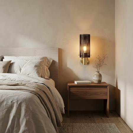 Kinkiet Tirana czarny 1xE27 Light Prestige LP-945/1W BK