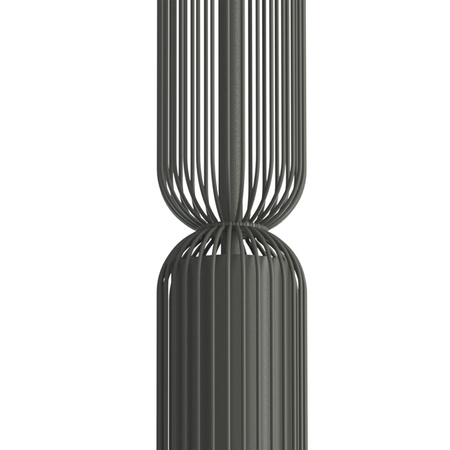 Lampa wisząca druciana tuba jedwabisty grafit 1xGU10 SINGLES A Nowodvorski 12195