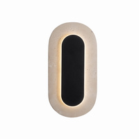 Owalny kinkiet ścienyy z trawertynu LED 3000K Travertino Oval Maxlight W0393
