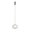 Lampa wisząca Rabel złota 3000K Italux PND-344221-1-HBR