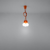 Lampa wisząca DIEGO 3 pomarańczowy Sollux SL.0585