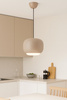 Lampa wisząca jedynka Positano piaskowy nude Aviano Lighting 6026-119