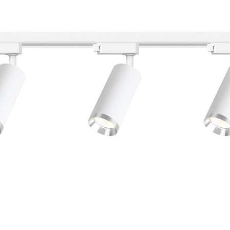 Zestaw Oprawa Mica Track Biały + Chrom 3xGU10 1m Milagro ML2105