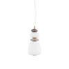 Pojedyńcza lampa wisząca z ceramiki i szkła w stylu Art Deco CERAMIC LED Nowodvorski 11702