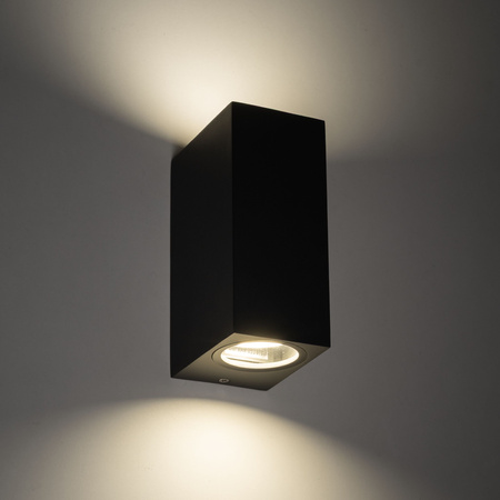 Kinkiet zewnętrzny dwukierunkowy AXIS GRAY 2xGU10 Tk Lighting 10970