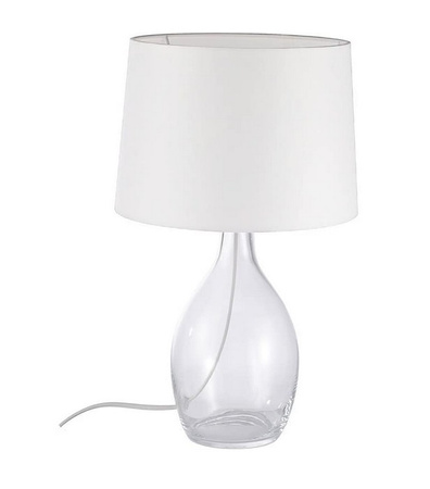 Lampa stołowa szklana JAR WHITE Leuchten Direkt 11026-16