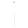 Lampa wisząca cienka ryflowana tuba 75cm FERRO NEW BROWN 750 1xG9 Tk Lighting 11426
