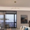 Lampa wisząca złoty pierścień 60cm Ringa LED PL0150-GD Yaskr