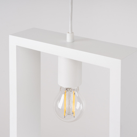 Lampa wisząca ARIES biała Sollux SL.1312