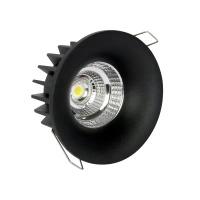Oczko podtynkowe czarne okrągłe Cirro LED RL0104-CCT-BK Yaskr