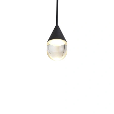 Lampa wisząca do łazienki IP44 Nata LED 3000K czarna PL0104-BK Yaskr