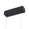 Lampa wisząca czarny pionowy pierścień LED o średnicy 65cm do łazienki Loop S 3000K IP44 PL0119-65-BK Yaskr