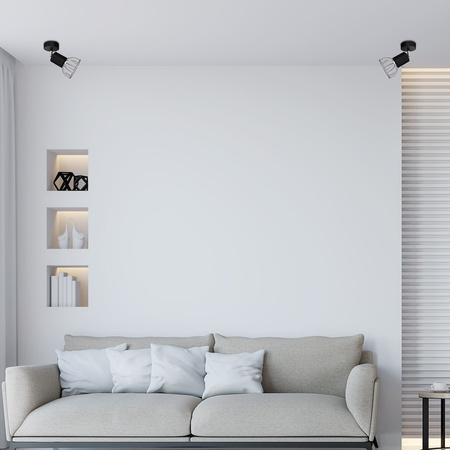 Kinkiet DANTE BLACK/SILVER 1x mini GU10 MLP7356