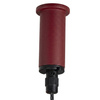 Lampa wisząca metalowy cienki talerz w kolorze burgund z możliwością zawieszenia pod skosem PIATTO 1xGX53 fi 35cm Milagro MLP2911