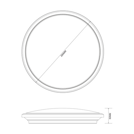 Lampa sufitowa MOREN LED Zuma Line MS70224V-BK