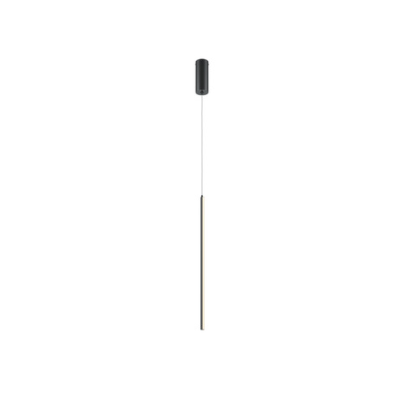 Czarna wąska tuba wisząca o srednicy 1,7cm LED 3000K/4000K Halo MOD246PL-L12BK Maytoni
