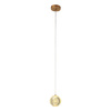 Lampa wisząca Brillant 1 złota LED CCT Light Prestige LP-3303/1P GD