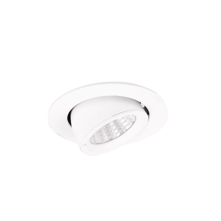 Okrągłe ruchome oczko sufitowe podtynkowe LED 3000K Maxlight H0132 Rubio