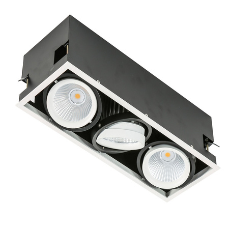 Oprawa podtynkowa Vertico Triple 4000K potrójna regulowana LED Italux GL7108-3/3X18W 4000K WH+BL