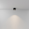 Czarna oprawa sufitowa do łazienki o średnicy 10,5cm IP44 LED 3000K Hydra C090CL-10W3K-B Maytoni