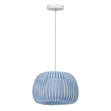 Lampa wisząca nebieska o średnicy 36cm 1xE27 AGORA PENDANT BLUE AZZARDO AZ6642