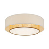 Okrągła lampa sufitowa podwójny abażur 50cm DUO WHITE Tk Lighting 11585