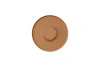 Okrągły płaski 35cm dekoracyjny kinkiet w brązowym odcieniu OTTO WALL 35 DARK BROWN Azzardo AZ7282