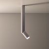 Oprawa sufitowa biała długa tuba 36,5cm z ruchomą głowicą ELARIS WHITE M 1xGU10 MINI MR11 Tk Lighting 11254