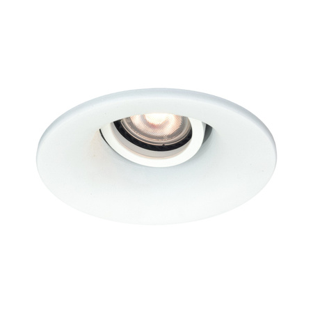 Białe okrągłe ruchome oczko podtynkowe 1xGU10 Ralte Italux DL-36360-GU10-WH