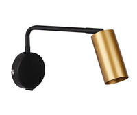 Tina lampa kinkiet czarno złoty 1x15w gu10 Candellux 21-76816