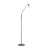 Lampa podłogowa z wyginanym ramieniem w kolorze mosiężnym PINO Paul Neuhaus 400-11 na dotyk