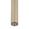 Lampa wisząca cienka ryflowana rurka FERRO SABIA CHAMPAGNE 750 1xG9 Tk Lighting 11424