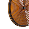 Lampa wisząca szklane koło dekoracyjny klosz w kolorze amber AURA LED Nowodvorski 12233