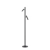 Lampa podłogowa czarna TROST FLOOR 2 DIMM SWITCH BK Azzardo AZ7293