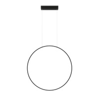 Lampa wisząca okrąg 60cm Mirror S czarna IP44 LED CCT Light Prestige LP-999/1P S BK CCT