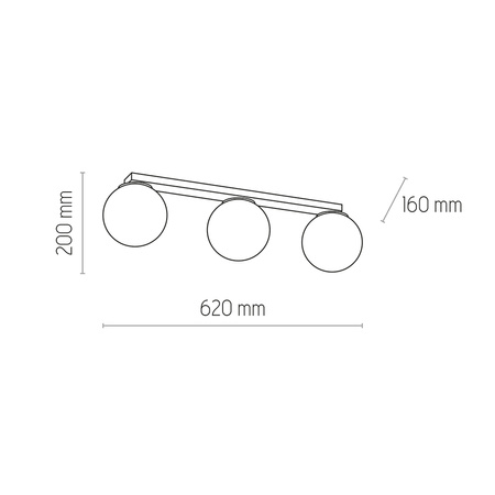 Lampa sufitowa MAXI TK Lighting 3479