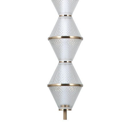 Lampa wisząca Fuente złota LED 3000K Italux PND-34395-3V-HBR