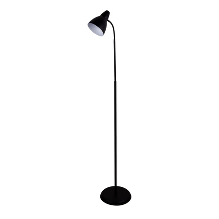Czarna metalowa lampa podłogowa PARG BLACK 1XE27 Tk Lighting 3537