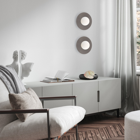 Kinkiet z mleczną szklaną kulą PIXI NEW BROWN 1XG9 Tk Lighting 11335