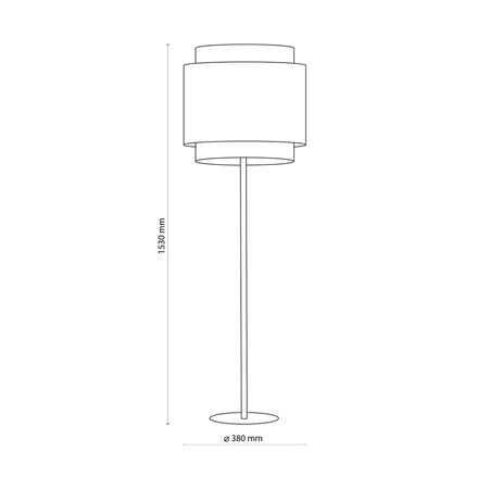 Lampa podłogowa BOHO BLACK TK Lighting 5568