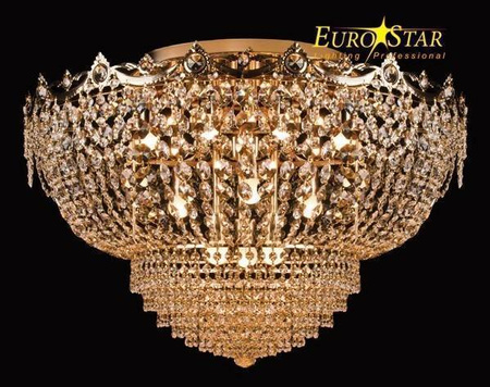 Lampa sufitowa kryształowa MAROCCO 80cm EuroStar 3407/15