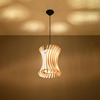 Lampa wisząca ORIANA naturalne drewno Sollux Lighting SL.0642