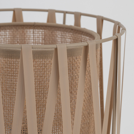 Lampka nocna do sypialni kolor sabia 1xE27 HARMONY SABIA JUTA Tk Lighting 16198