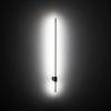 Czarny kinkiet 88cm podświetlający ściane LIXA BLACK LED 3000K 12W Tk Lighting 18298