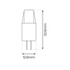 Żarówka COB 2W G4 12V 4000K Silikon Eko-Light EKZA1727