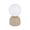 Duża lampka nocna wysokość 50cm średnica 30cm 1XE27 MIKI SABIA BIG Tk Lighting 11498