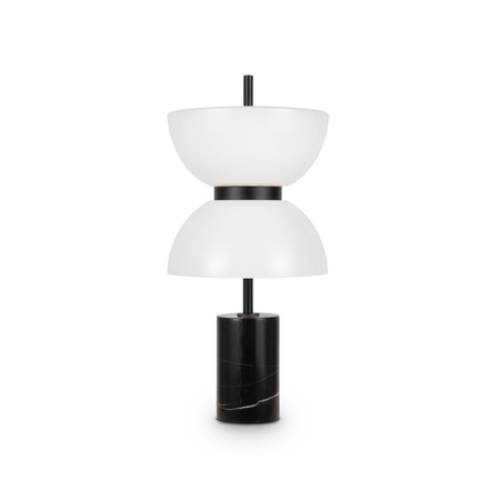 Czarna lampka stołowa z marmurową podstawą LED 3000K Kyoto MOD178TL-L11B3K Maytoni