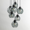 CUBUS GRAPHITE LAMPA WISZĄCA 7 KOŁO TK Lighting 10207