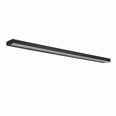 Podłużny czarny kinkiet 89cm nad lustro do łazienki IP44 Maxlight W0404D Trio